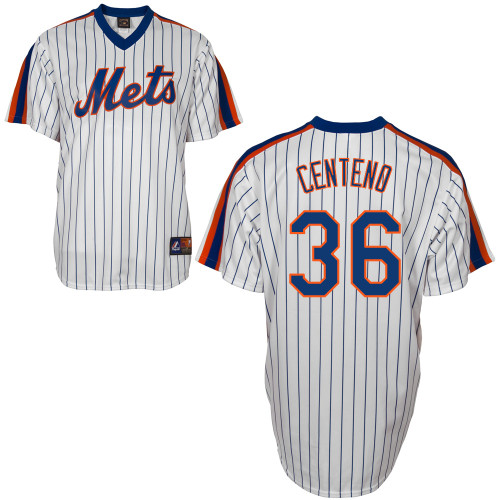 Juan Centeno #36 Youth Baseball Jersey-New York Mets Authentic Home Alumni Association MLB Jersey
